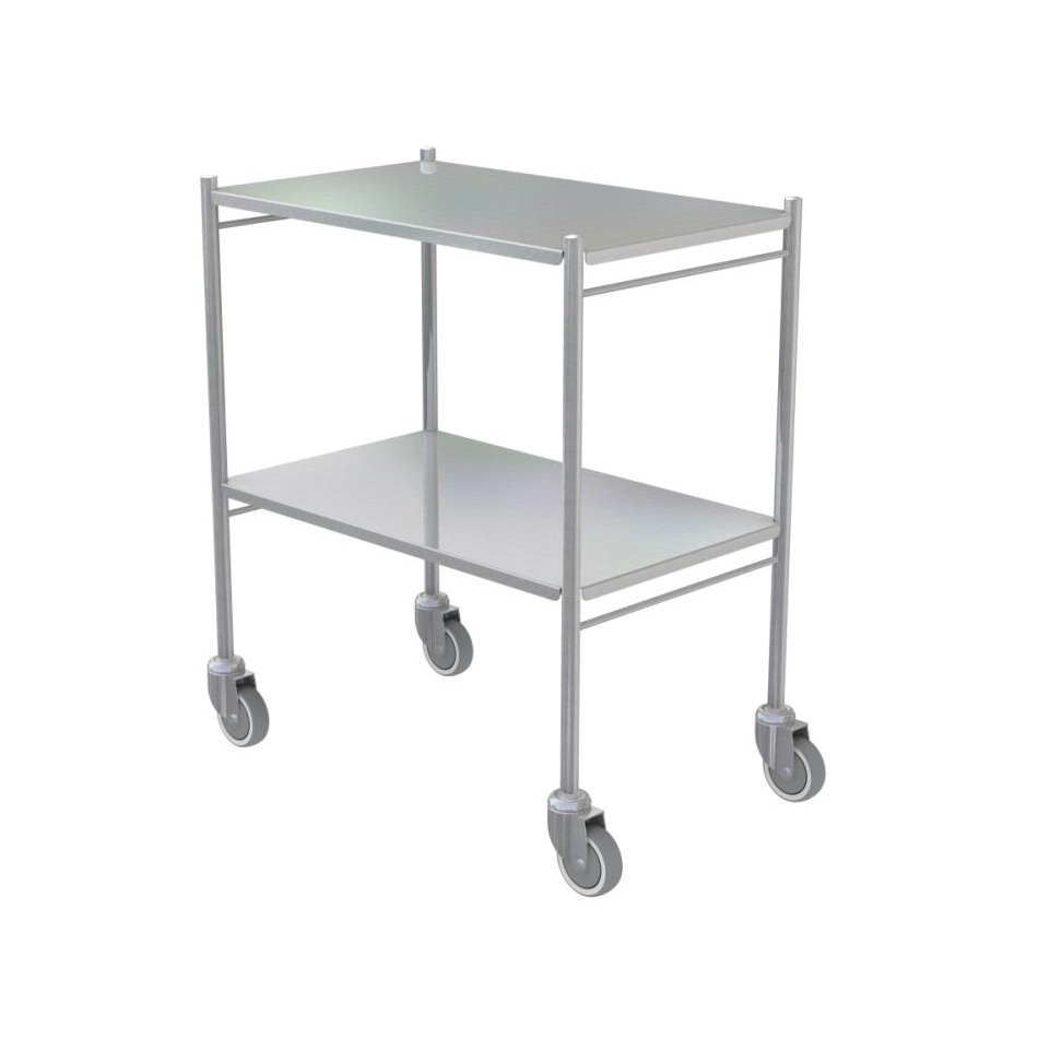 Shuttleworth Large Stainless Steel Dressing Trolley - Removable Flat ...