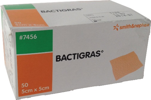 Bactigras Bandage 5cm x 5cm - Pack of 50 | HCE