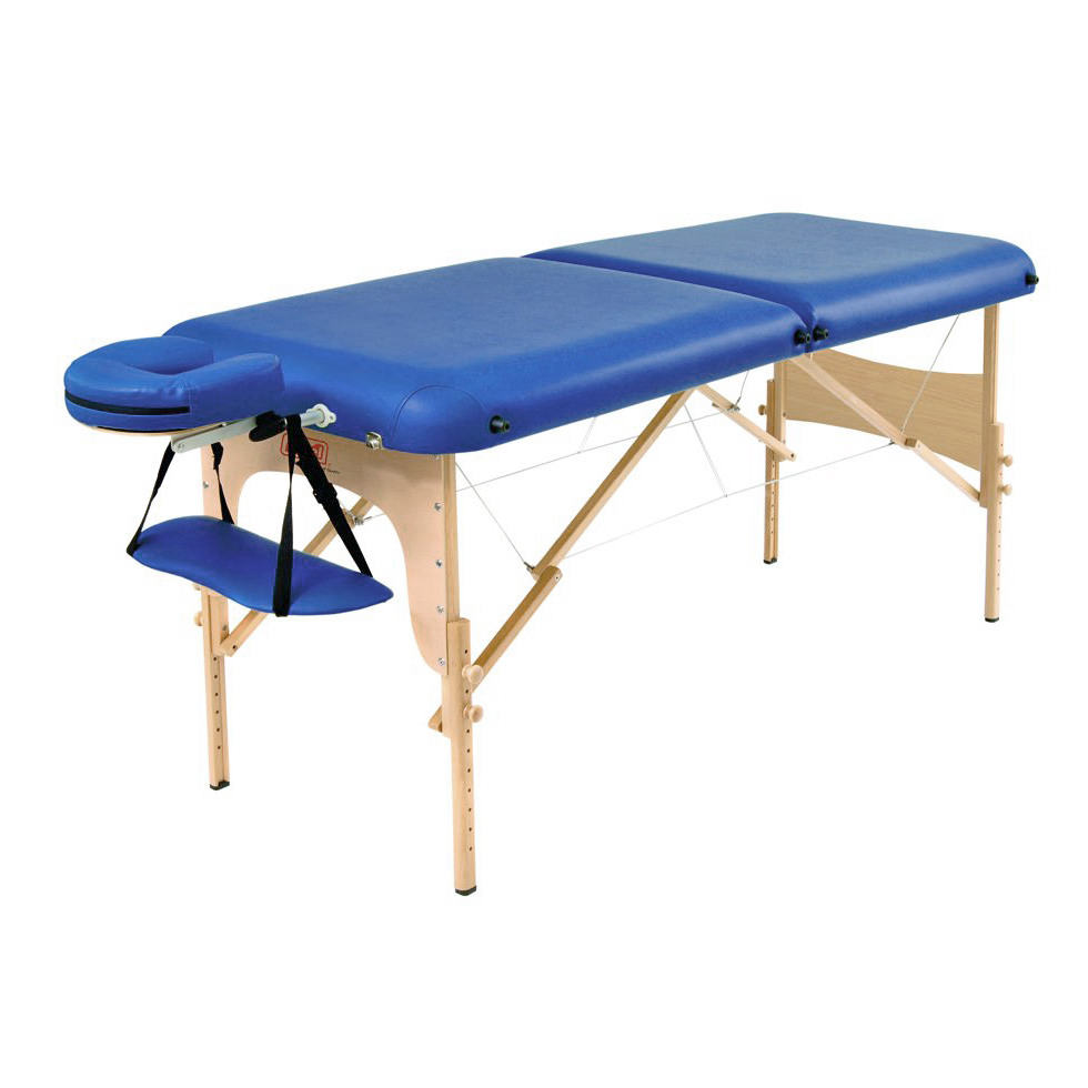 SISSEL Robust Portable Massage Table - Blue with Carry Bag | HCE