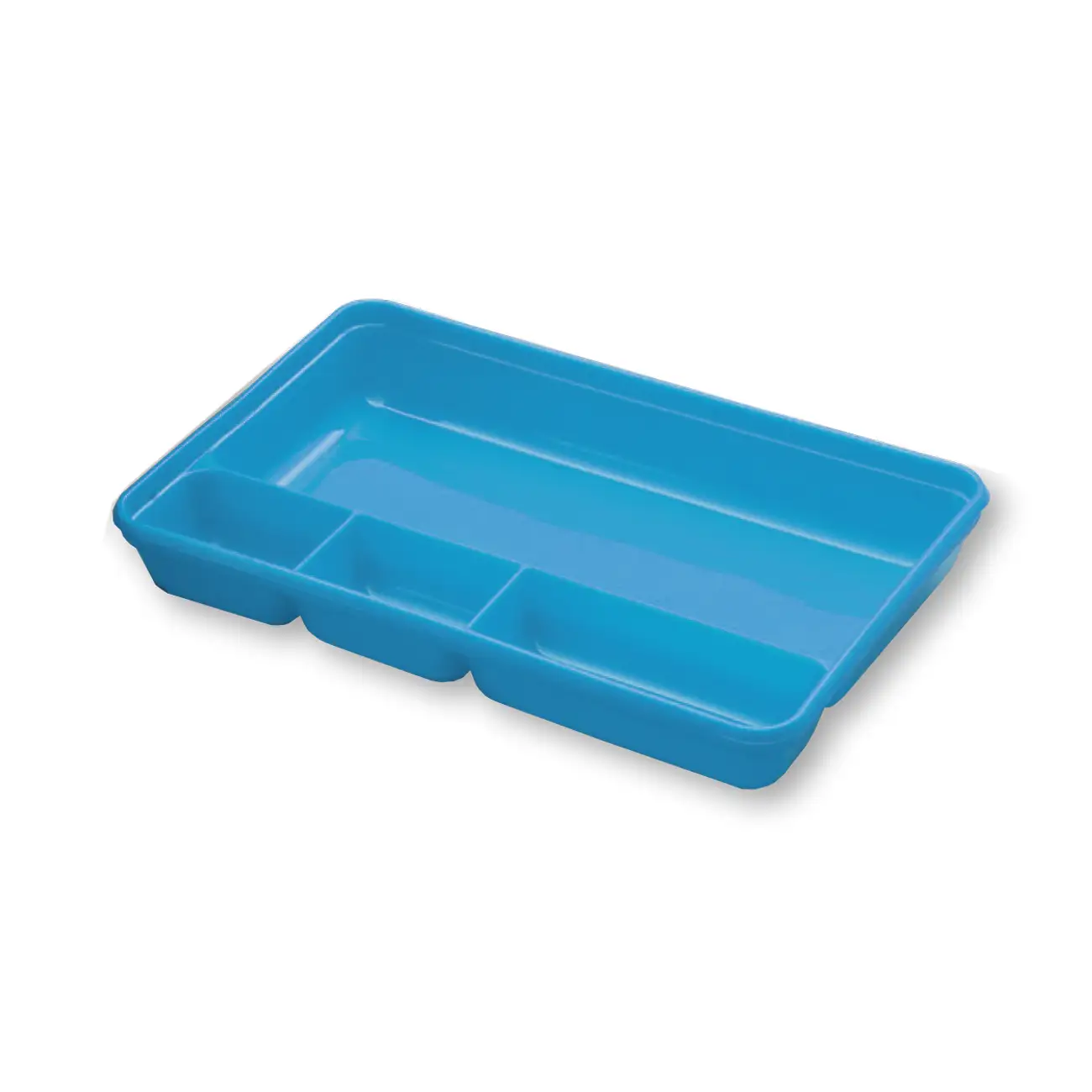 Instrument Tray with Compartments - Blue (Pack of 10) | HCE