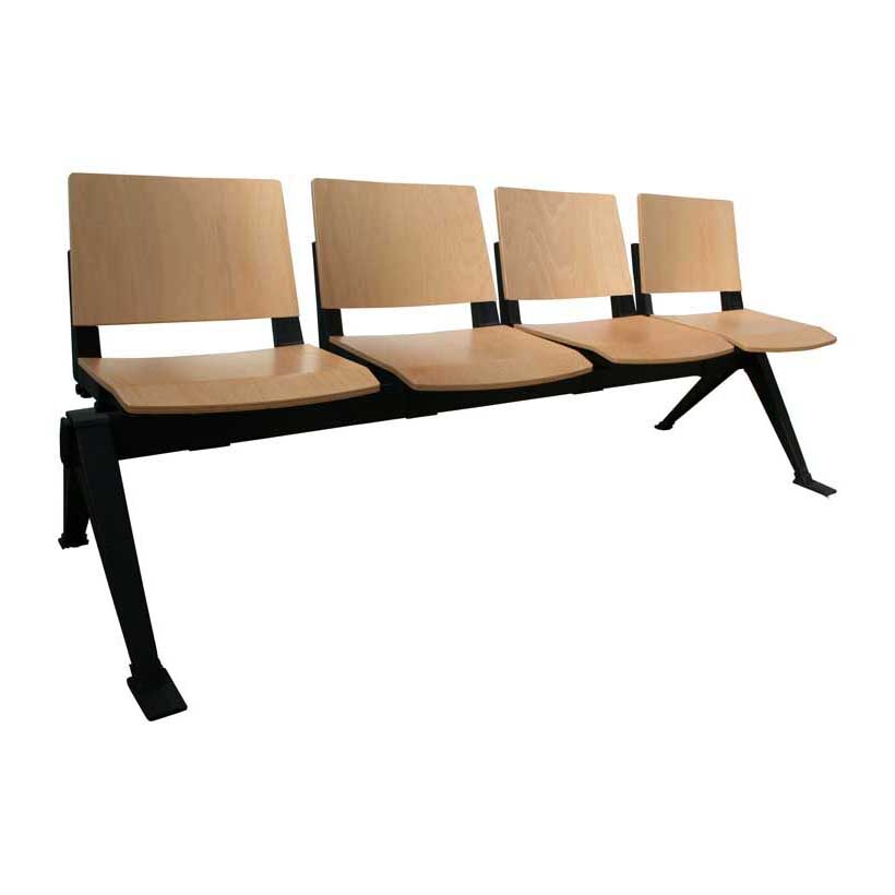 Medi-Beam Quad Seating (4 Seats/Wooden) | HCE