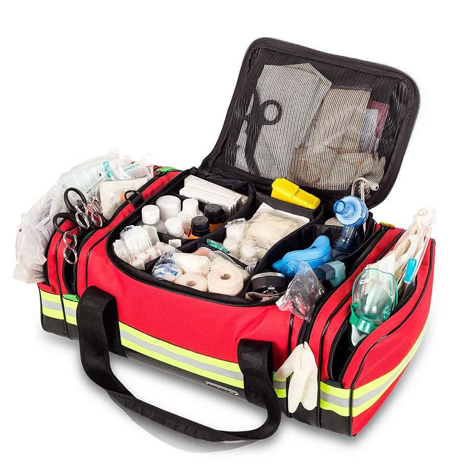 Elite Vehicle Emergency Life Support Bag - Red | HCE