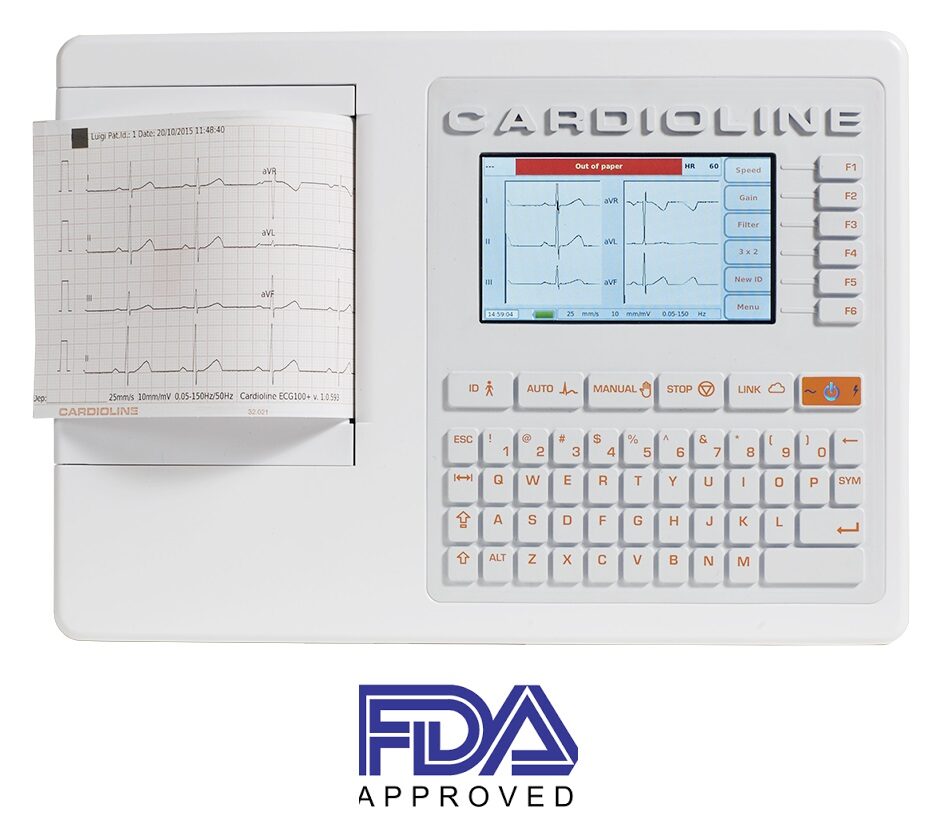 Cardioline 100+ ECG Machine With Glasgow ECG Interpretation | HCE